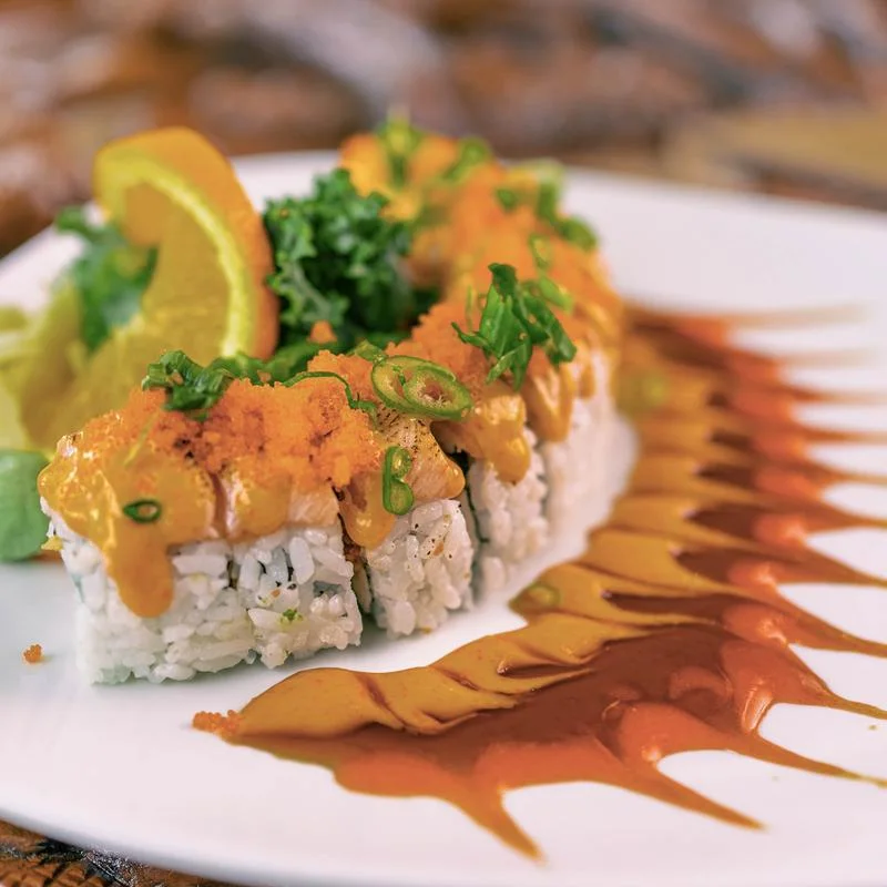 Flaming Salmon Roll